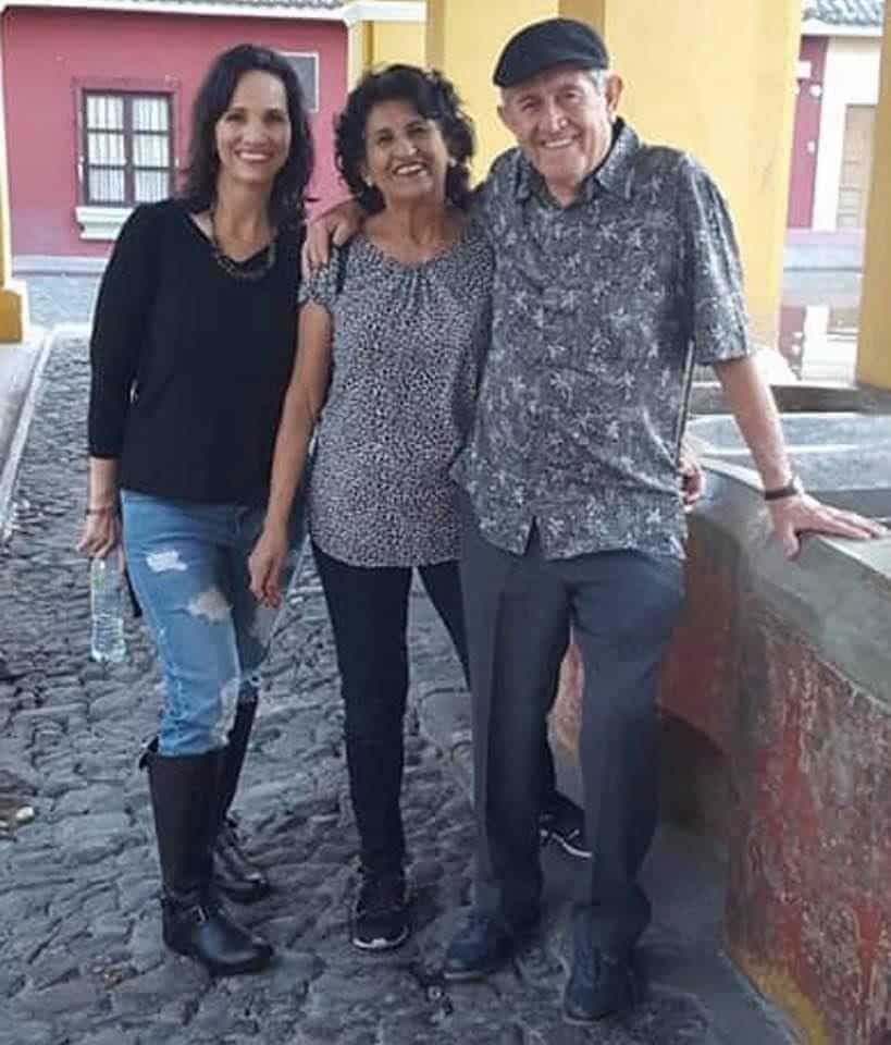 Donna Partow with Hector Torres and his wife in Guatemala
